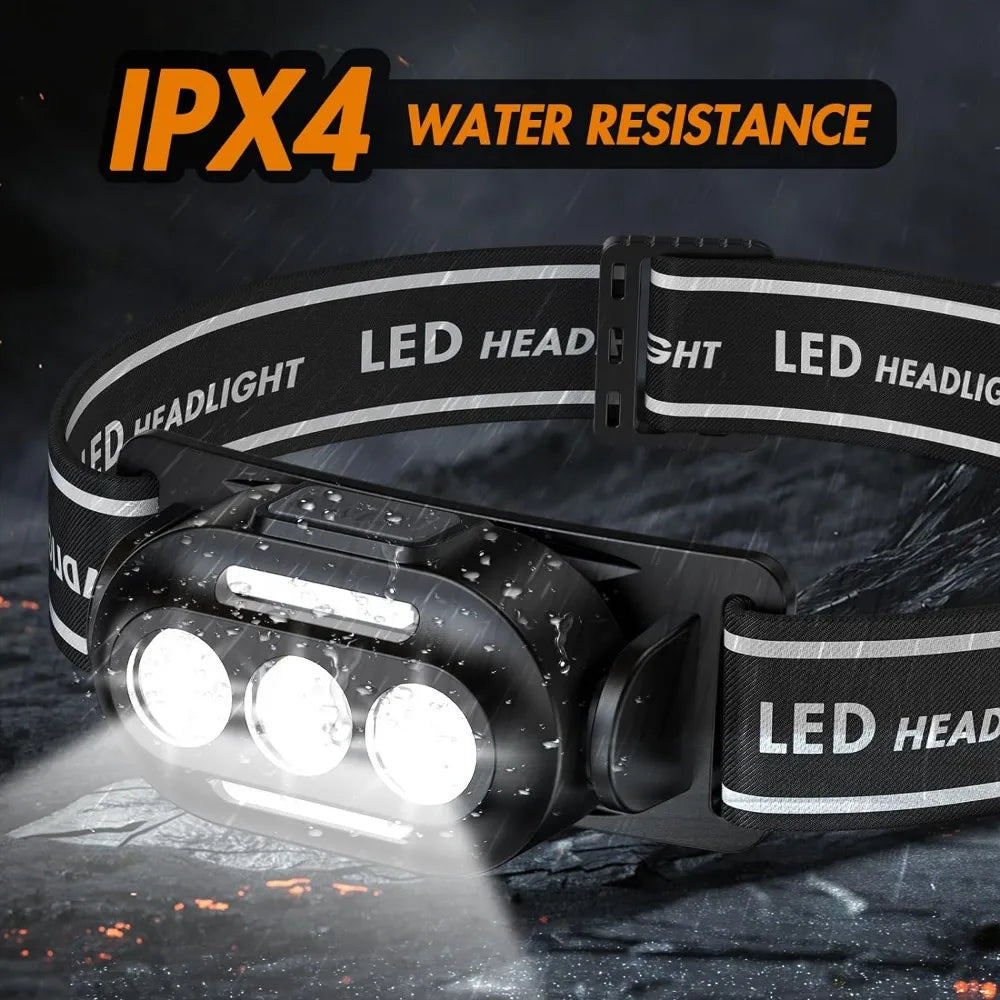 BushBeam USB Rechargeable Headlamp