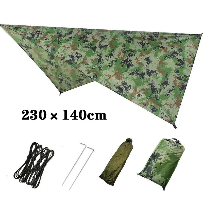 BushShield 230×140cm Camouflage Waterproof Tarp