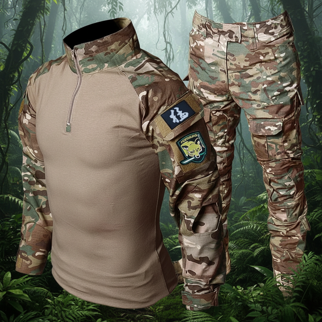 BushOps Camo Tactical Uniform Set