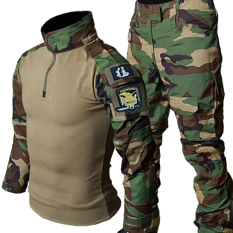 BushOps Camo Tactical Uniform Set