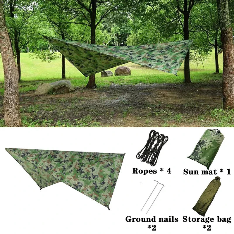 BushShield 230×140cm Camouflage Waterproof Tarp