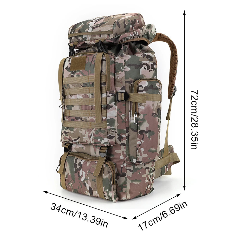 80L 600D Large Backpack