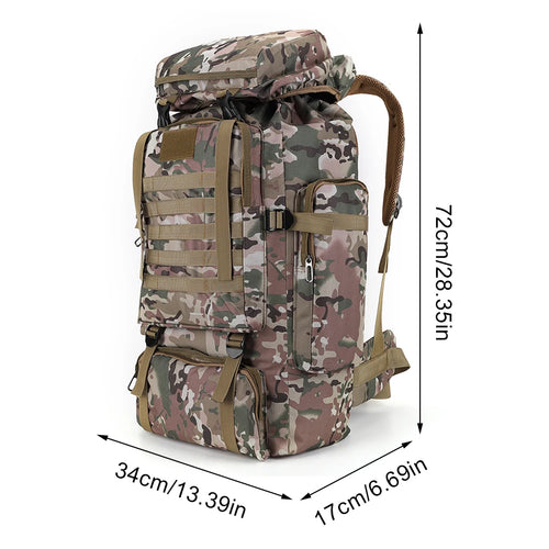 80L 600D Large Backpack
