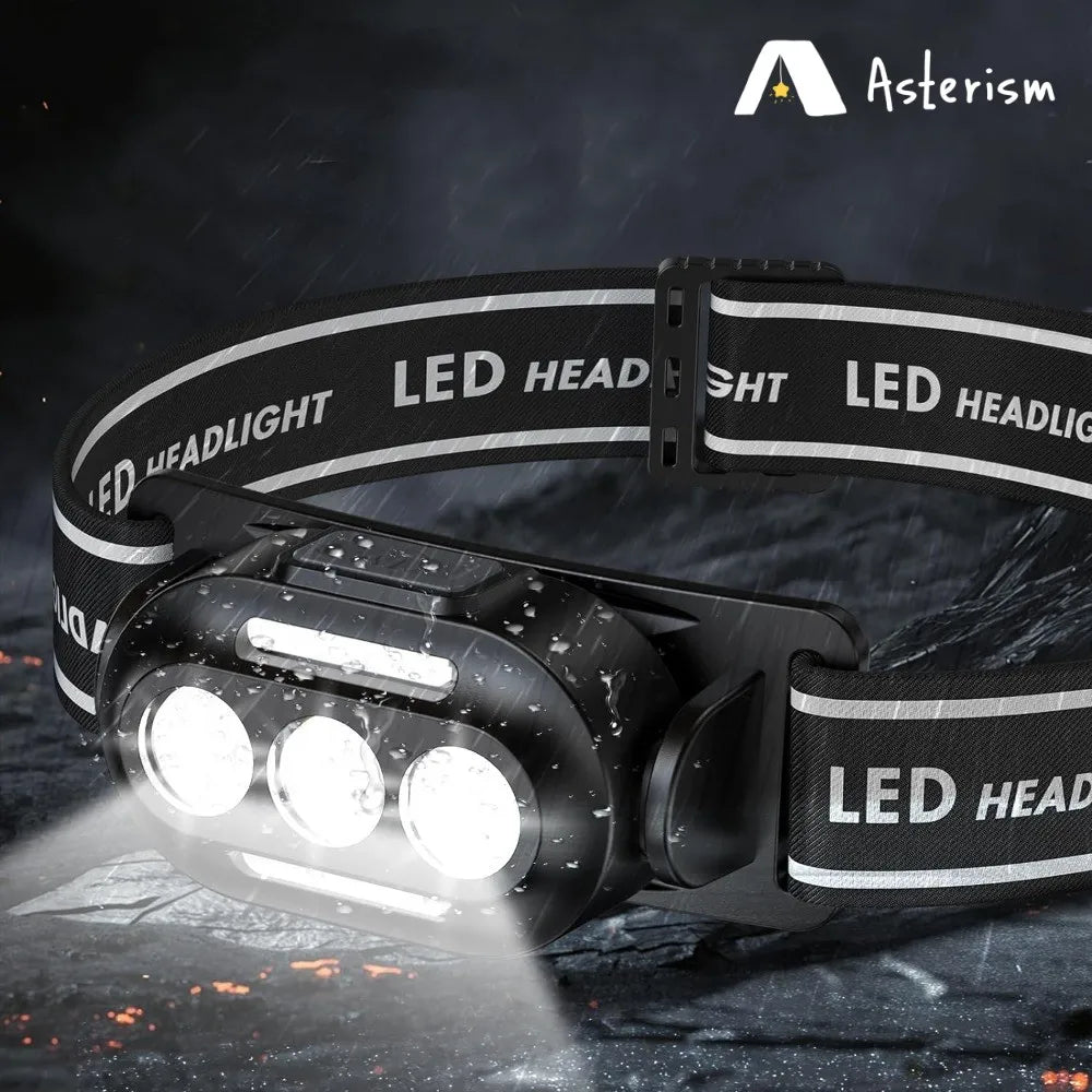 BushBeam USB Rechargeable Headlamp
